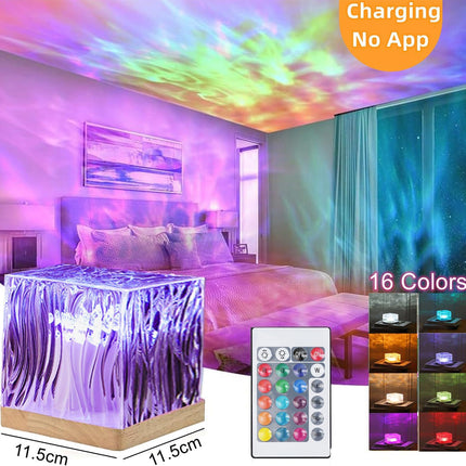 Aurora Galaxy Star Projector Night Light