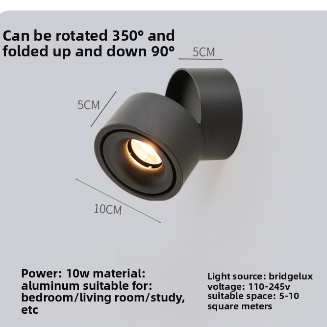 Creative Bedroom Bedside Wall Lamp