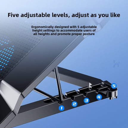 Laptop Cooling Pad with 4 Fans Foldable Stand