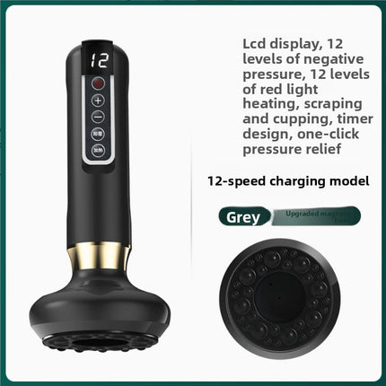 Electric Scraping Massager with Heat and Suction