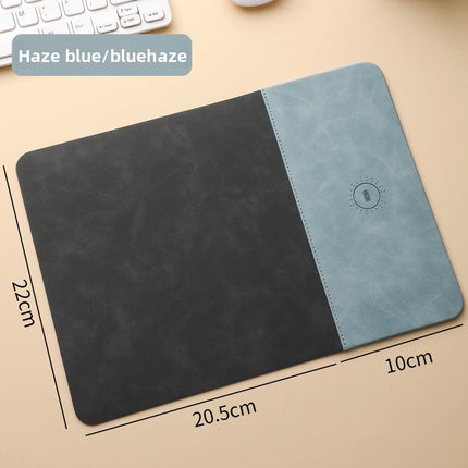 Wireless Charging Mouse Pad 15W Fast Charging PU Desk Mat