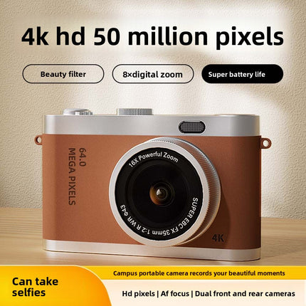 High-pixel dual-lens portable digital camera