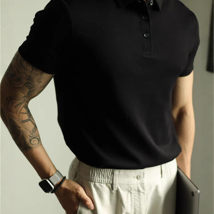 Mens Short Sleeve Cotton Polo Shirt