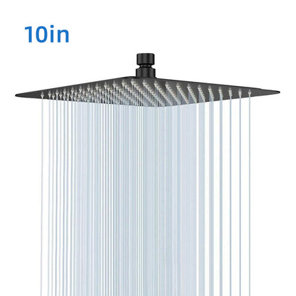 Matte Black Stainless Steel Shower Head
