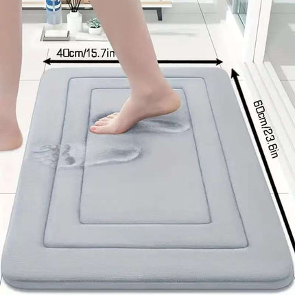 Memory Cotton Bathroom Anti-Slip Floor Mat