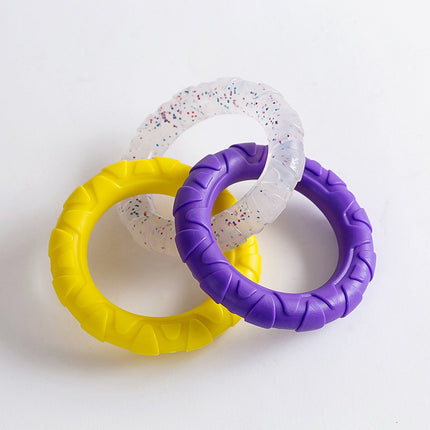Three Ring Dog Chew Toy for Dental Health
