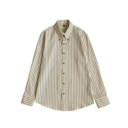 Mens Striped Long Sleeve Shirt