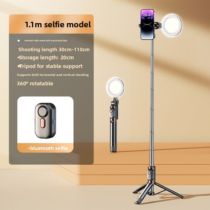 Anti-shake selfie stick phone holder