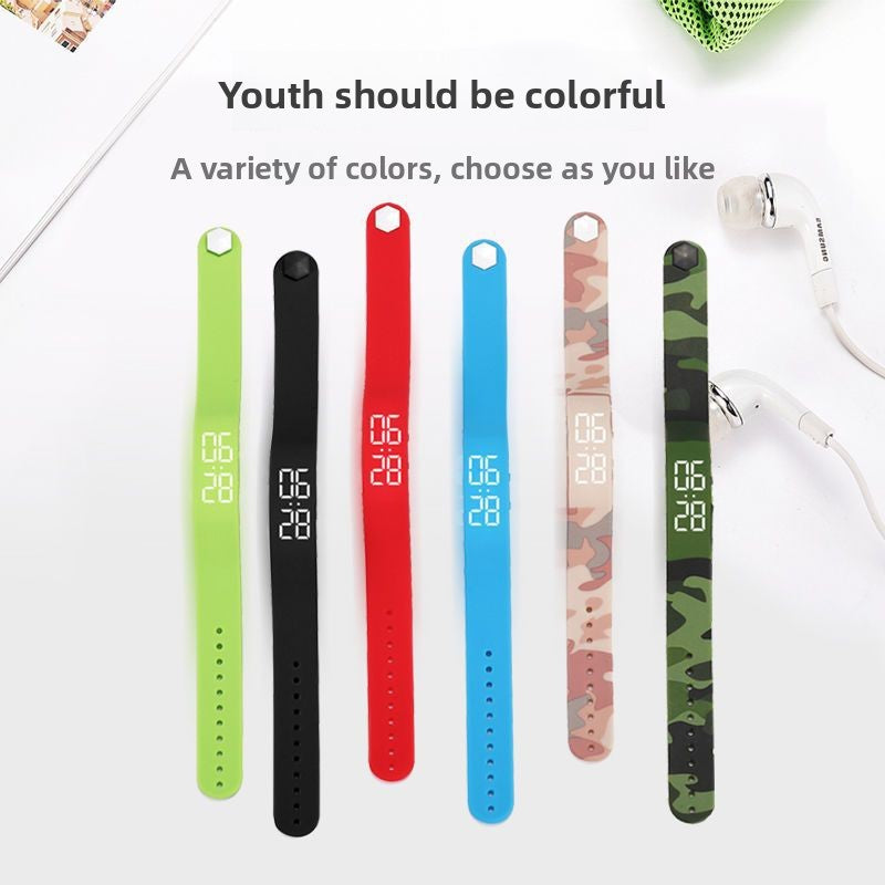 Sports Pedometer Watch with Alarm and Luminous Display