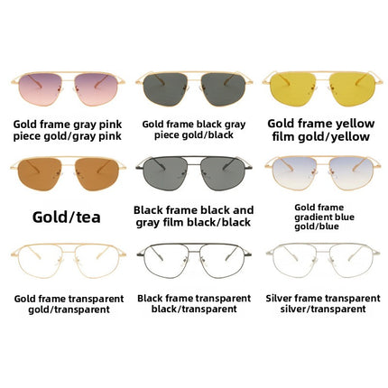 Retro Metal Frame UV400 Sun Glasses