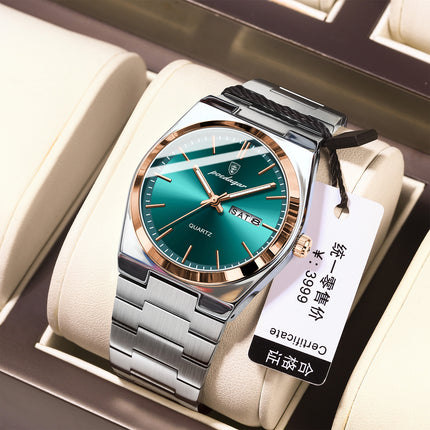 Ultra-Thin Men's Waterproof Luminous Quartz Watch