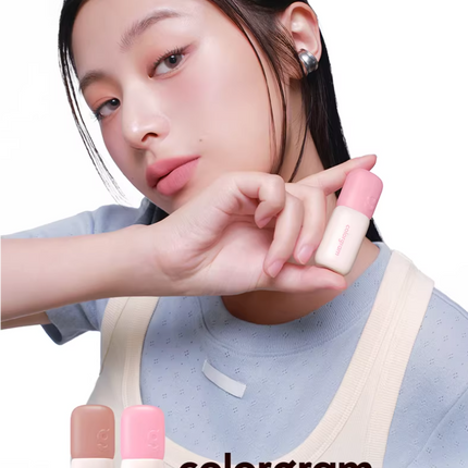 Korean Colorgram Matte Rice Cake Lip Gloss Velvet Lipstick for Lips and Cheeks Imported