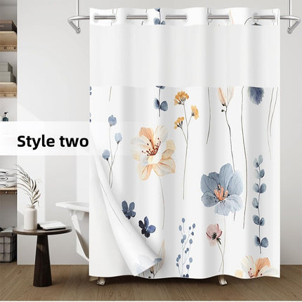 Digital Print Waterproof Shower Curtain