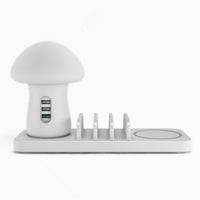 حامل شاحن ثلاثي المنافذ وقاعدة شحن سريع