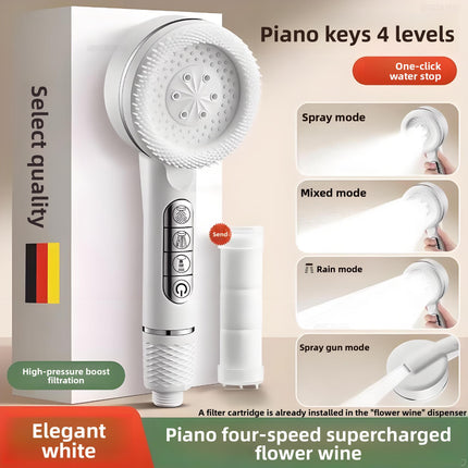 Handheld Shower Head with Multiple Spray Modes