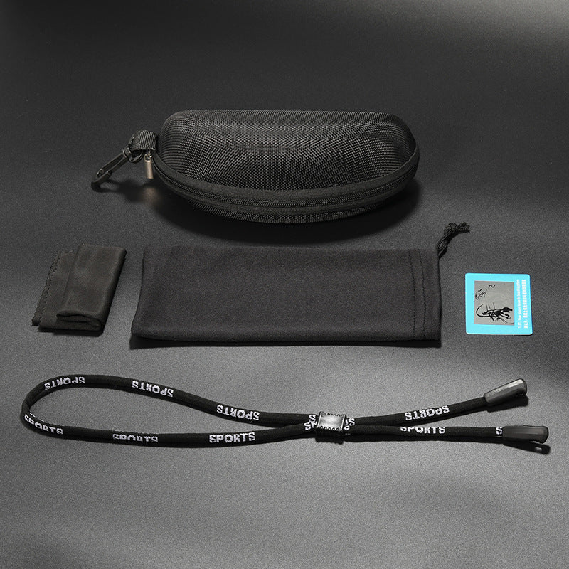 Glasses Case Set with Cleaning Cloth and Polarization Test Card
