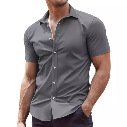 Casual men's simple shirt
