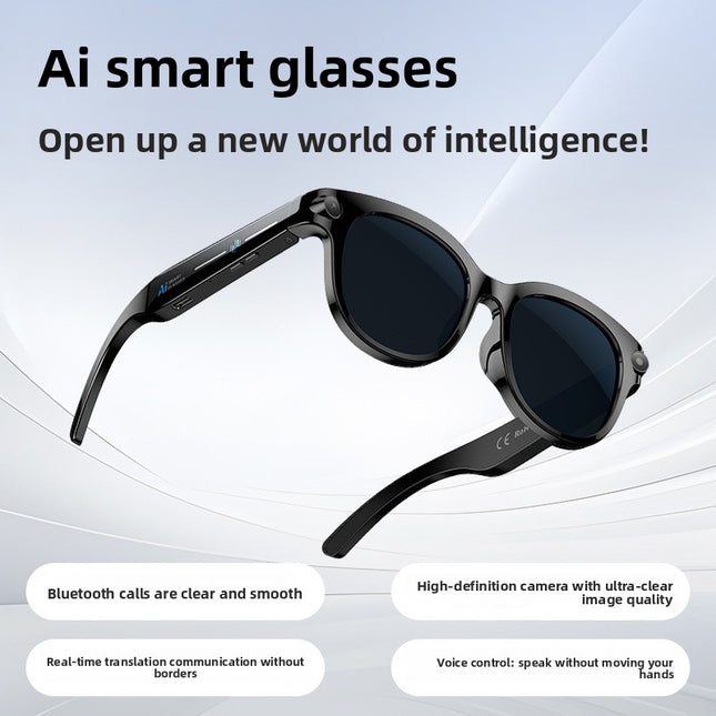 M89 Bluetooth Smart Glasses with AI Translation and HD Camera