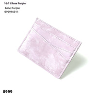 Leather Oil Edge Oblique Thin Bank Card Holder Soft Cowhide Document Package