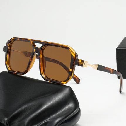 Square Double Bridge Sunglasses