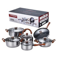 Stainless Steel Pot Set Pot Milk Pot Soup Pot Frying Pan With Kettle