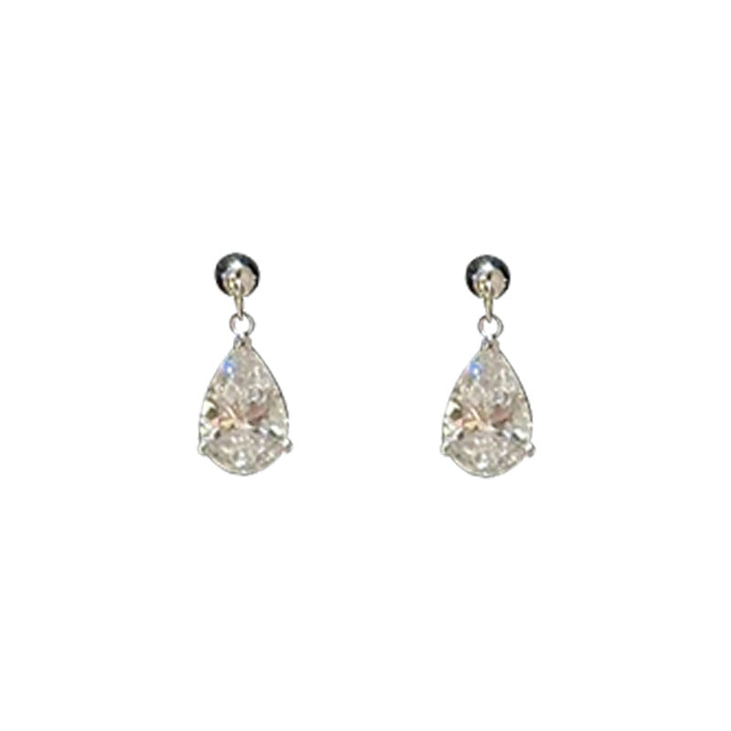 Water Drop Zircon Earrings