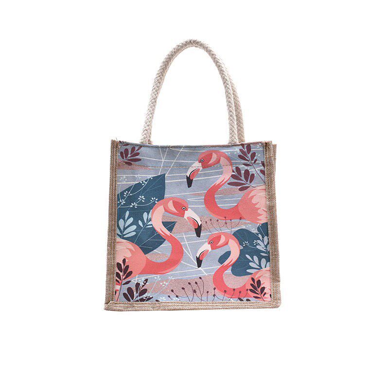 Stylish Geometric Print Soft Handle Handbag for Women