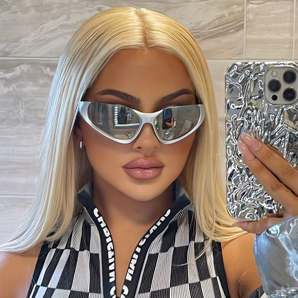 Fashion Half Frame Sunglasses