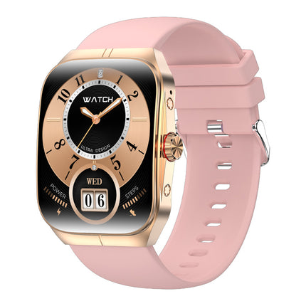 HK80 AMOLED Smart Watch with Bluetooth Call NFC Payment Health Monitoring