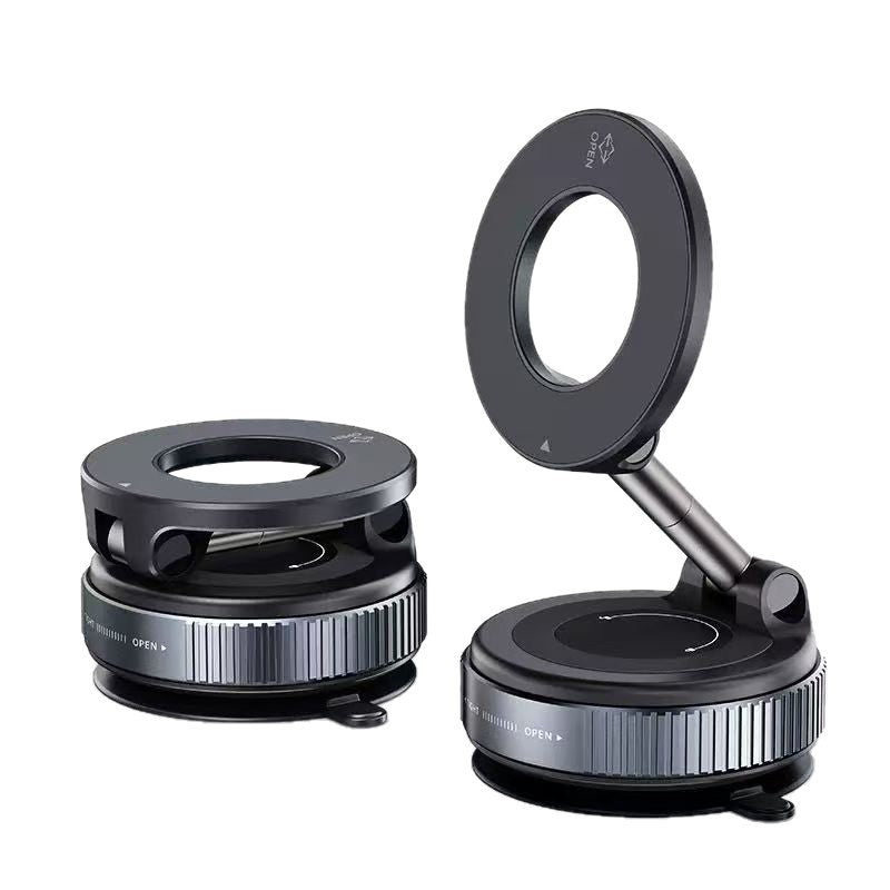 Vacuum epoxy resin adsorption magnetic car mobile phone stand
