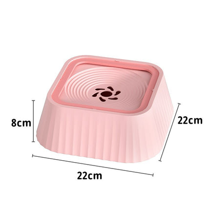 Non-spill floating water bowl dog bowl