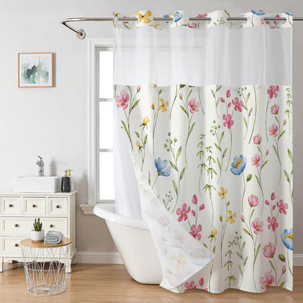 Digital Print Waterproof Shower Curtain