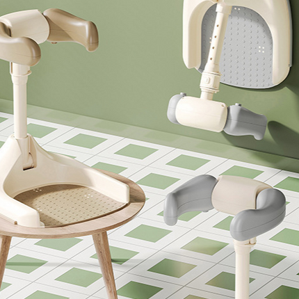 Adjustable shower bench