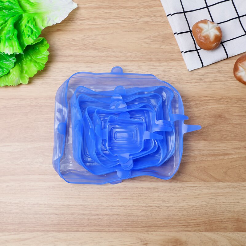 Silicone Food Storage Cover Set 6-Piece