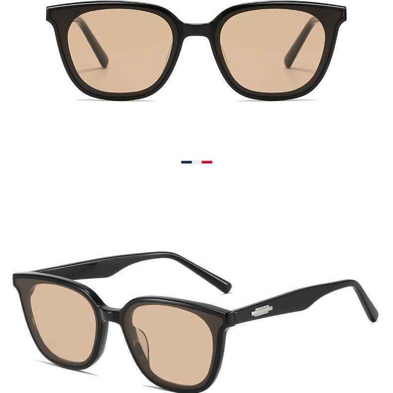 Fashion Oval Frame Polarized Sunglasses