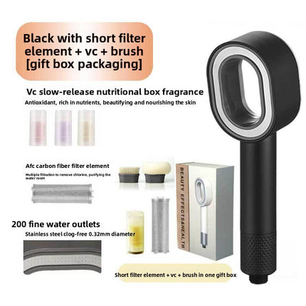 Aromatherapy Filter Shower Head with Multiple Spray Modes