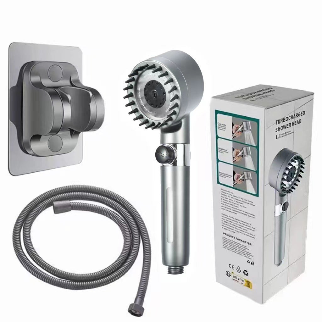 Handheld Multi-Function Shower Head with Water Filter