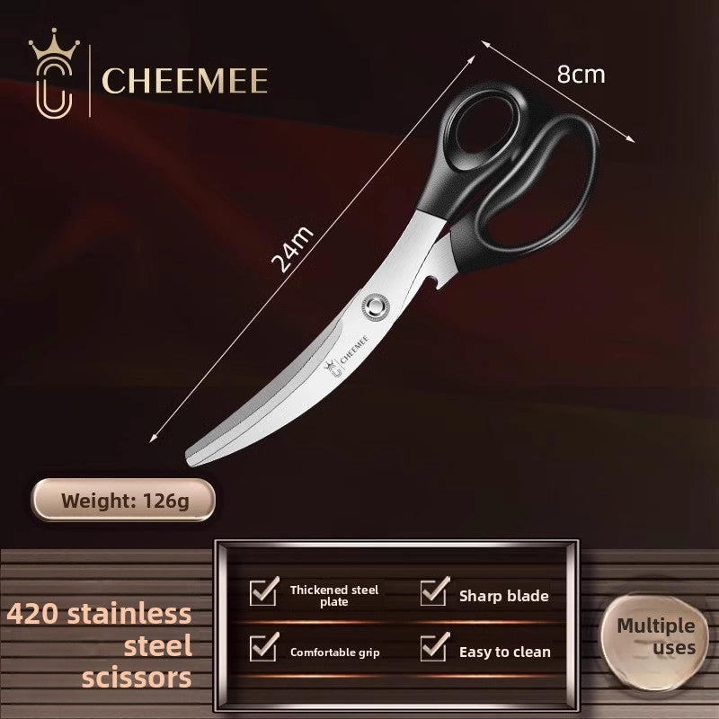 Stainless Steel Barbecue Tongs and Cooking Set