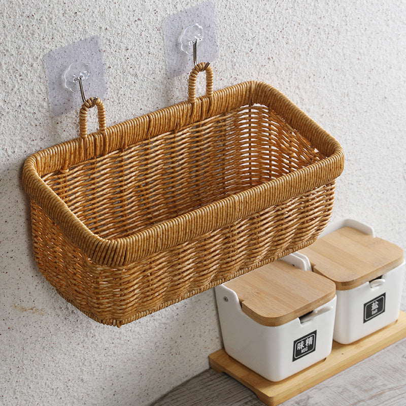 Imitation Rattan Storage Box