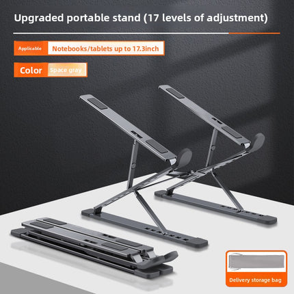 360 Degree Rotatable Aluminum Laptop Stand with Cooling Base