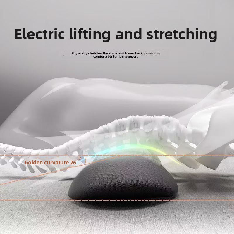 Ergonomic Lumbar Support Pillow with Heating and Massage