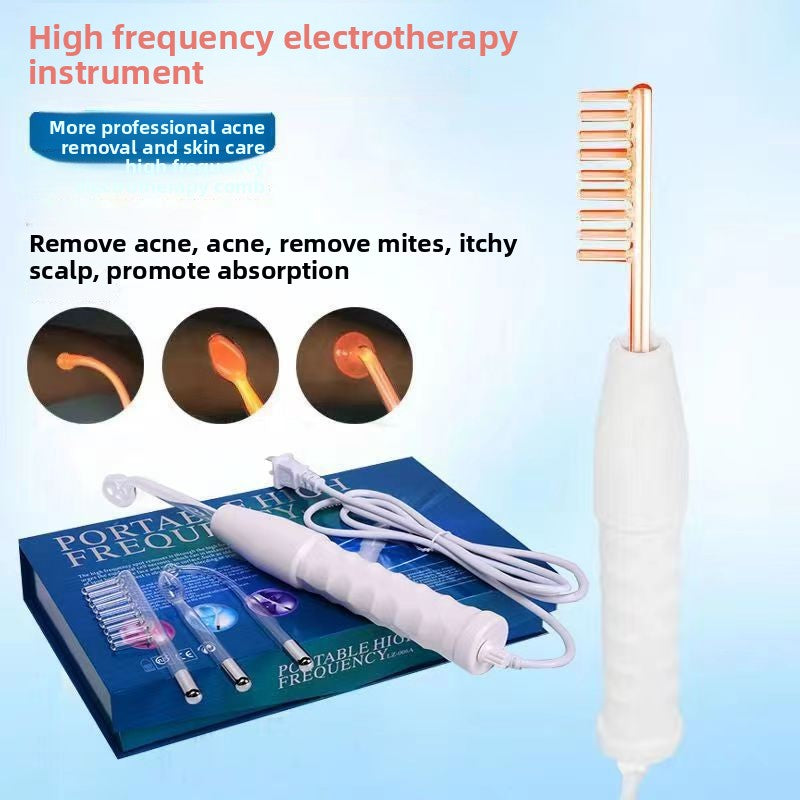 Glass Electrotherapy Beauty Stick Set