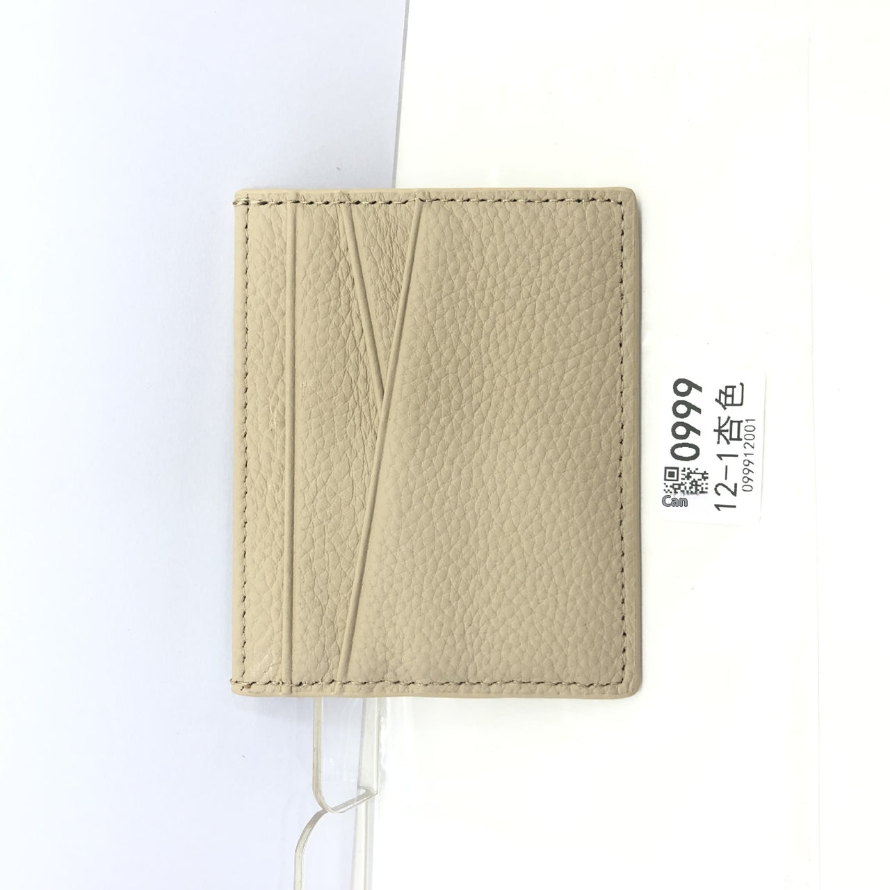Leather Oil Edge Oblique Thin Bank Card Holder Soft Cowhide Document Package