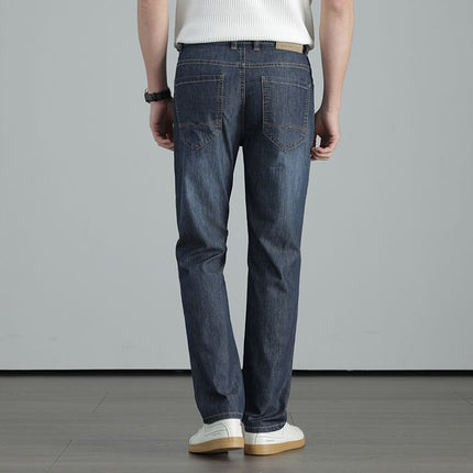 Men's Straight-Leg Denim Trousers