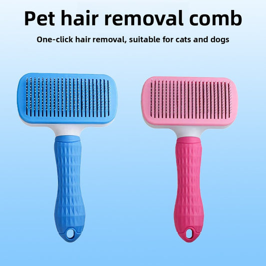 Self-Cleaning Pet Grooming Brush