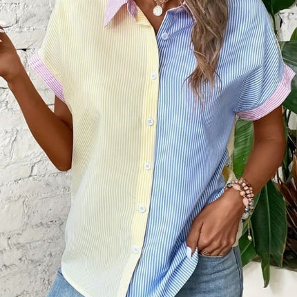 Summer Casual Shirt, Chinese Trendy Cross-border Men's Top