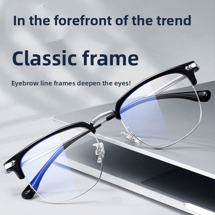 Half Frame Anti Blue Light Glasses