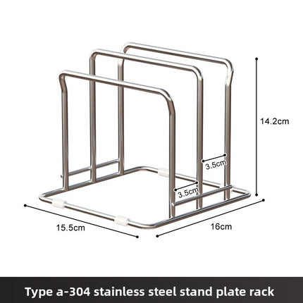 Stainless Steel Kitchen Organizer Rack for Countertop