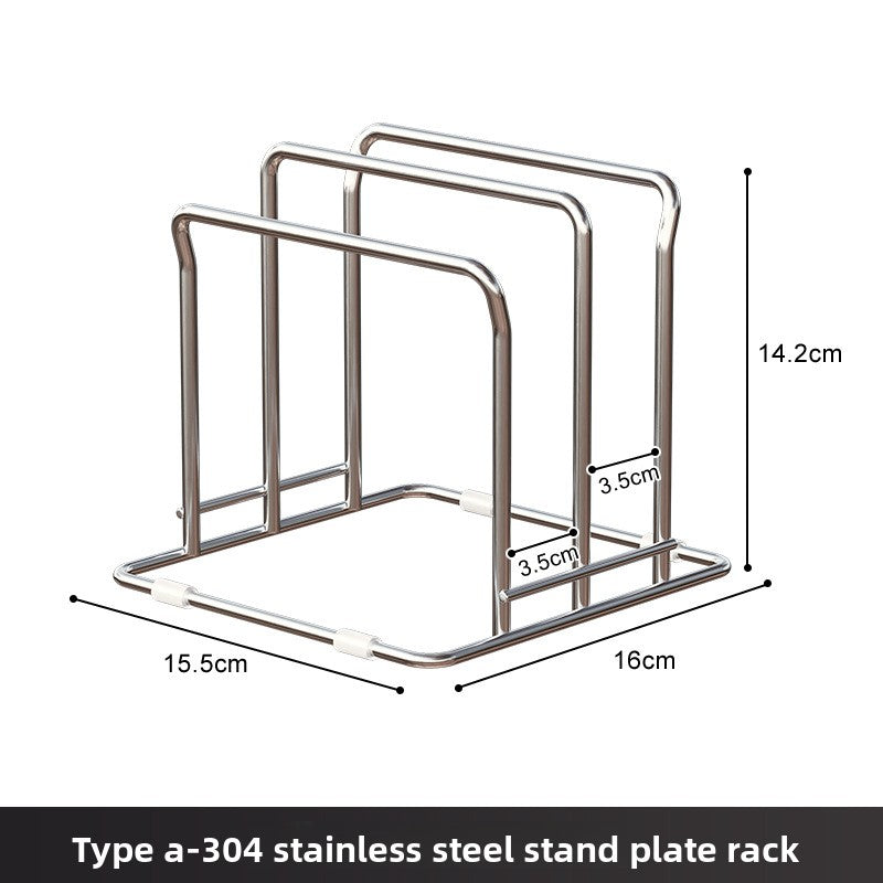 Stainless Steel Kitchen Organizer Rack for Countertop
