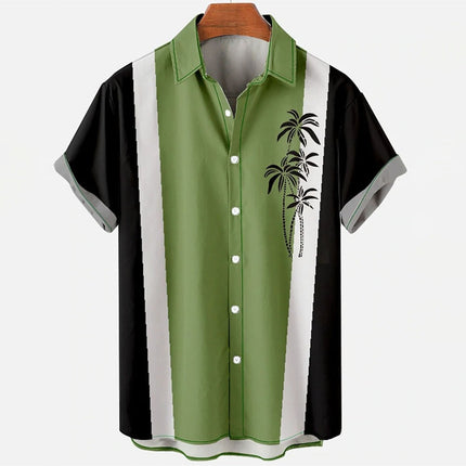 Summer Casual Shirt, Chinese Trendy Cross-border Men's Top